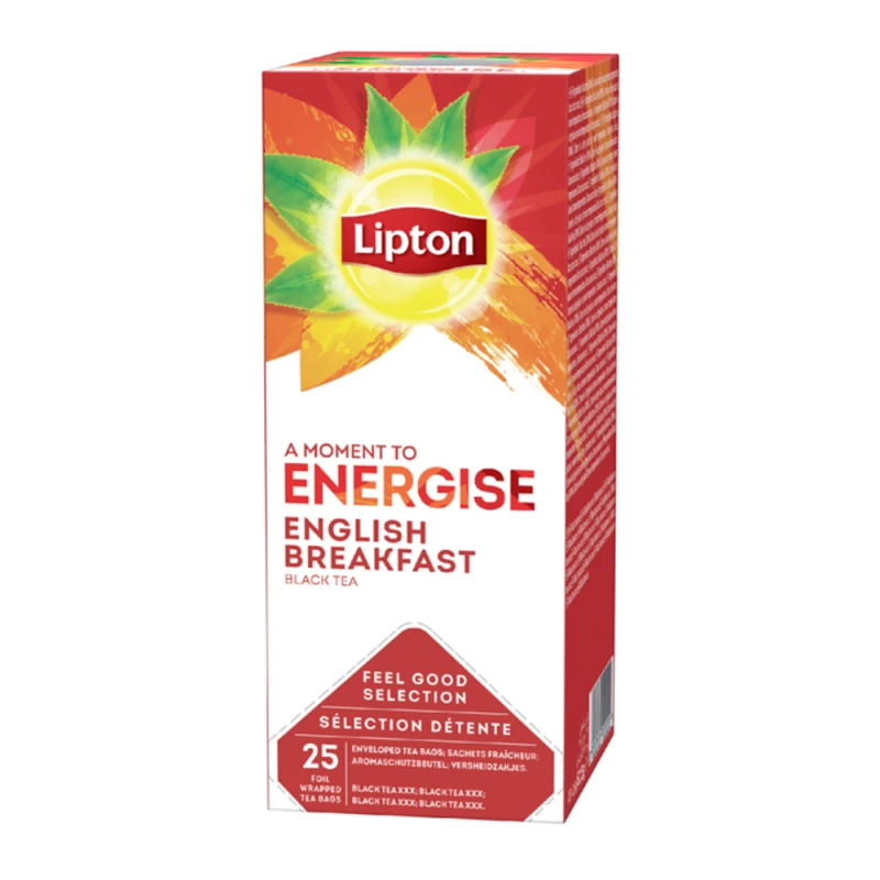 Chá Preto Lipton English Breakfast 25 Saquinhos 2G
