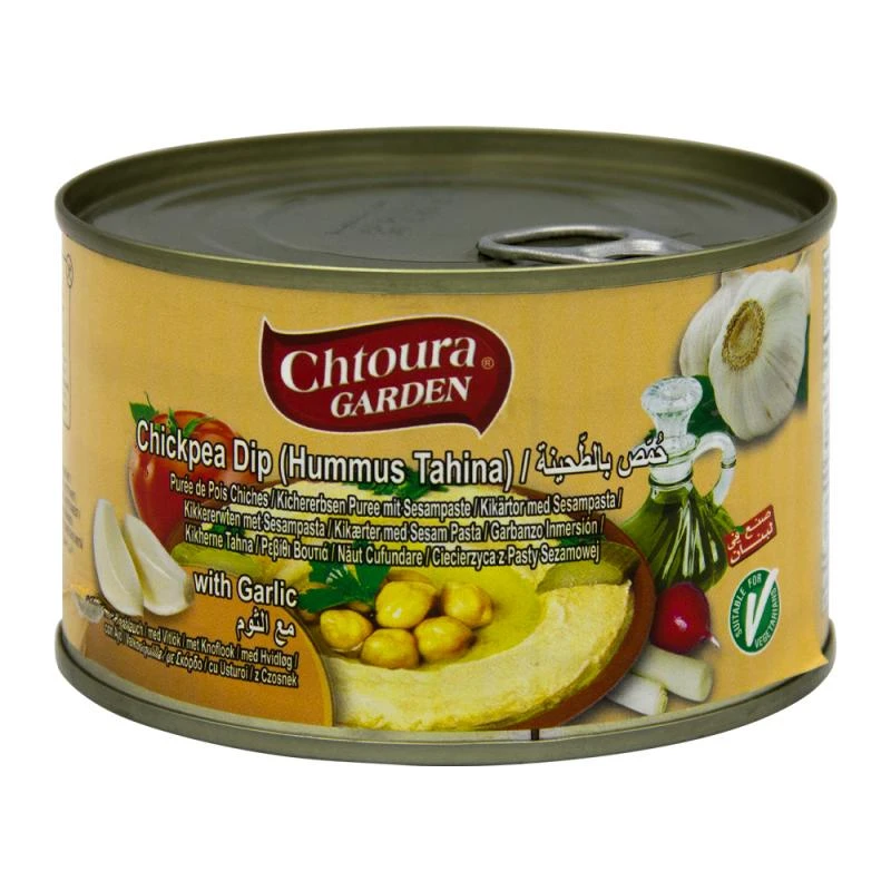 Molho Hummus Chtoura Garden Com Alho 420G 