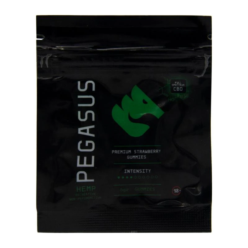 Bala Gelatina Cannabis Recreativo Intensidade 4 Com 1 Uni 5G Pegasus