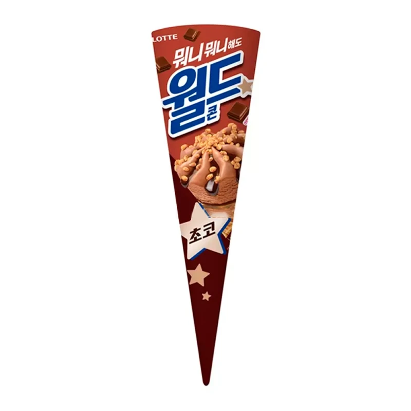 Sorvete  Lotte Crocante Chocolate Cone 160Ml