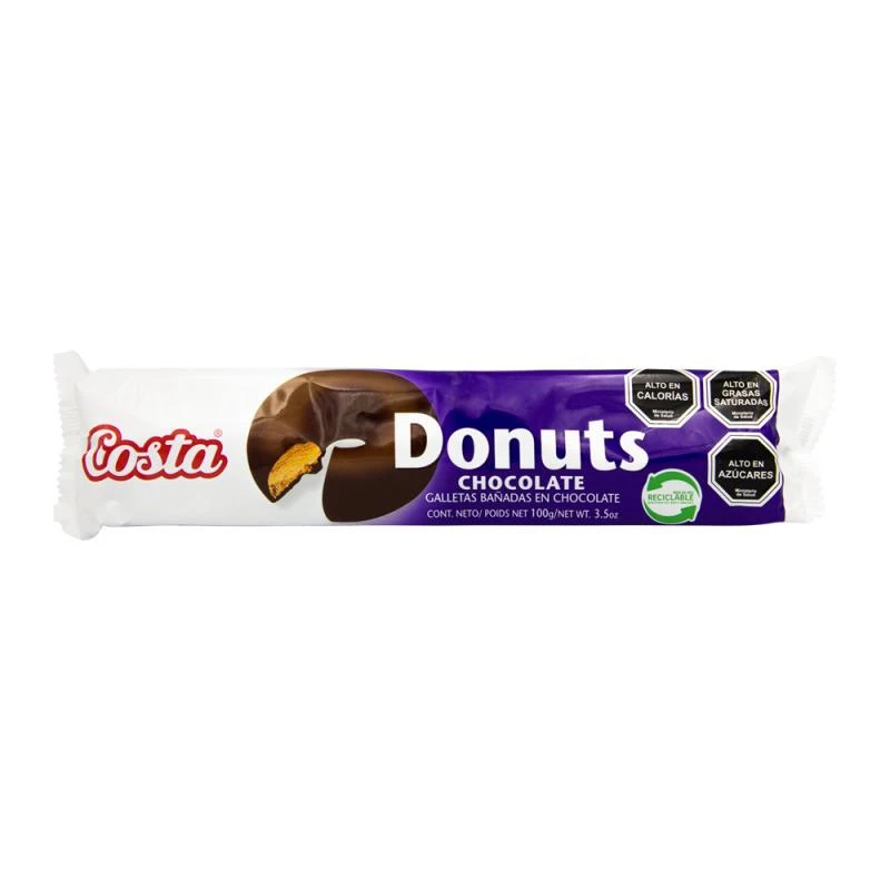 Biscoito Costa Donuts Chocolate 100G