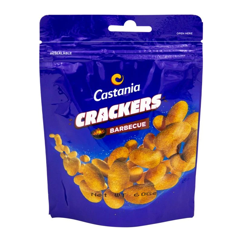 Amendoim Crackers Castania Barbecue 60G