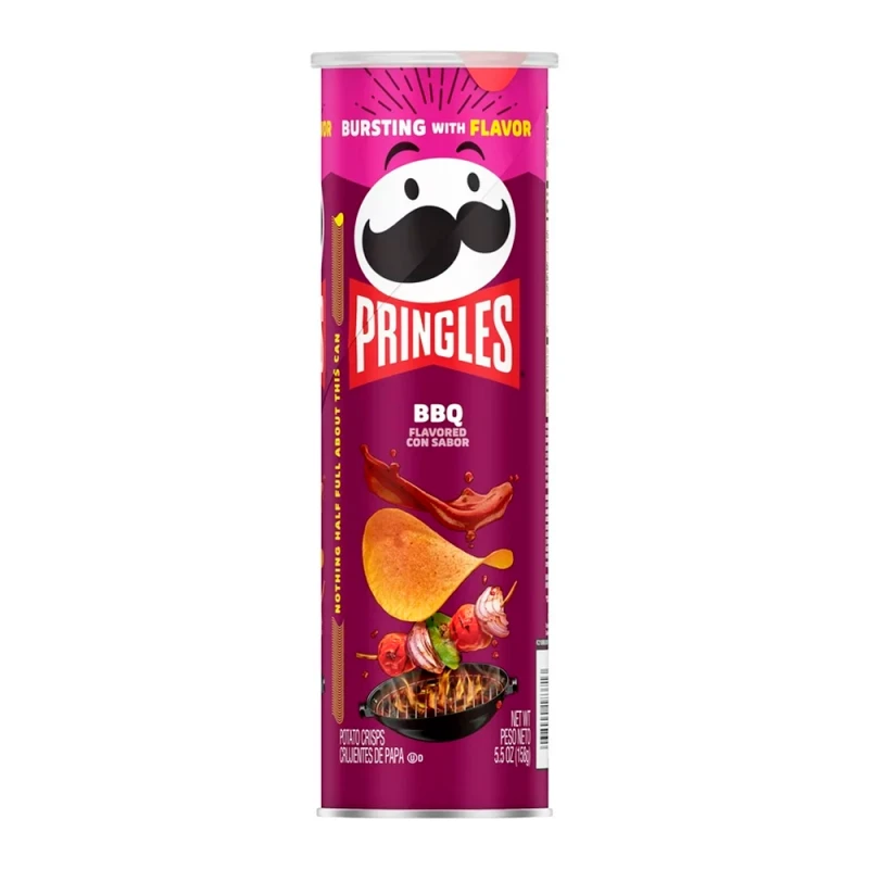 Batata Frita Pringles Barbecue Tubo 158G