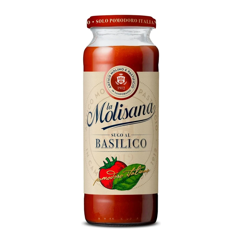 Molho Basilico 340G La Molisana 