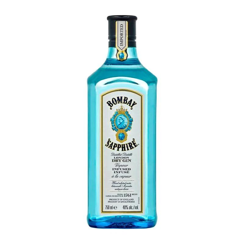 Gin Bombay Saphire Dry Garrafa 750Ml Sem Caixa