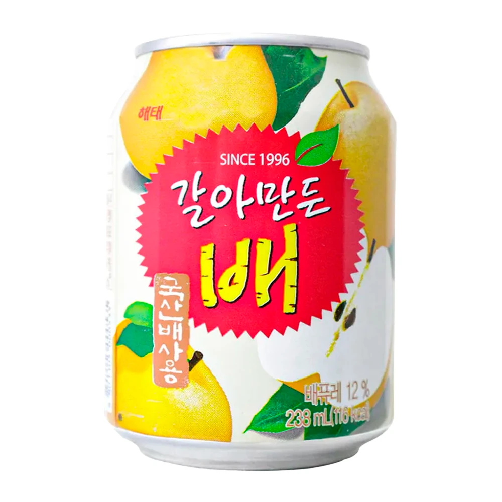 Suco Haitai Bonbon Pera Asiatica Lata 238Ml