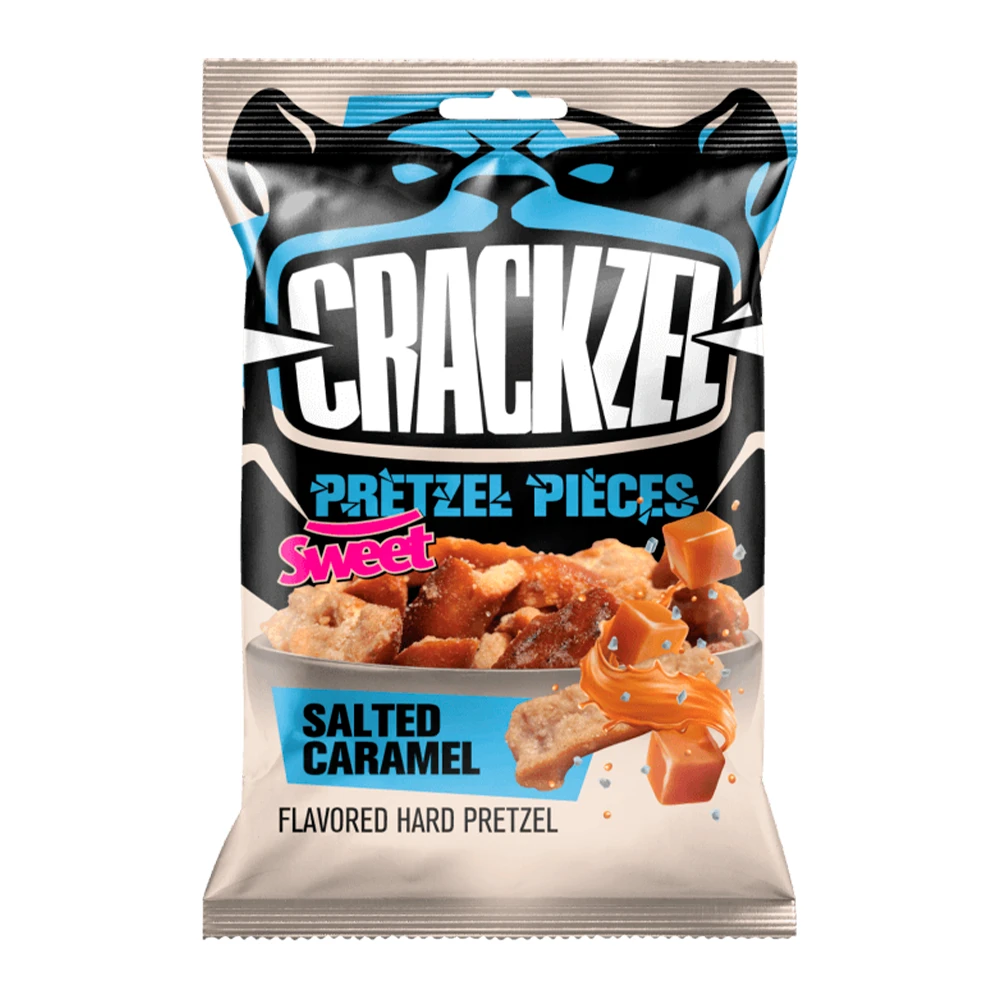 Salgadinho Pretzel Crackzel Salted Caramel Pacote 65G
