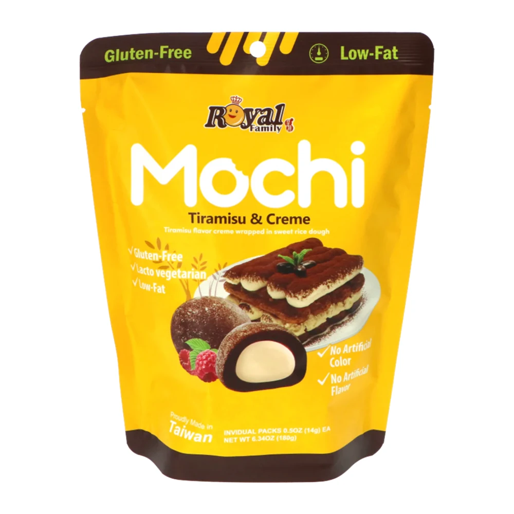 Mochi Royal Family Recheio Tiramisu Pacote 180G