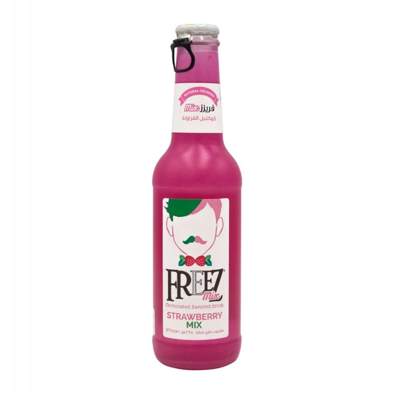Bebida Gaseificada Freez Mix Morango 275Ml (Sem Alcool)