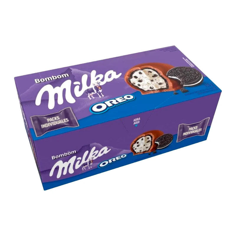 Bombom Milka Com Recheio de Oreo Caixa 209G