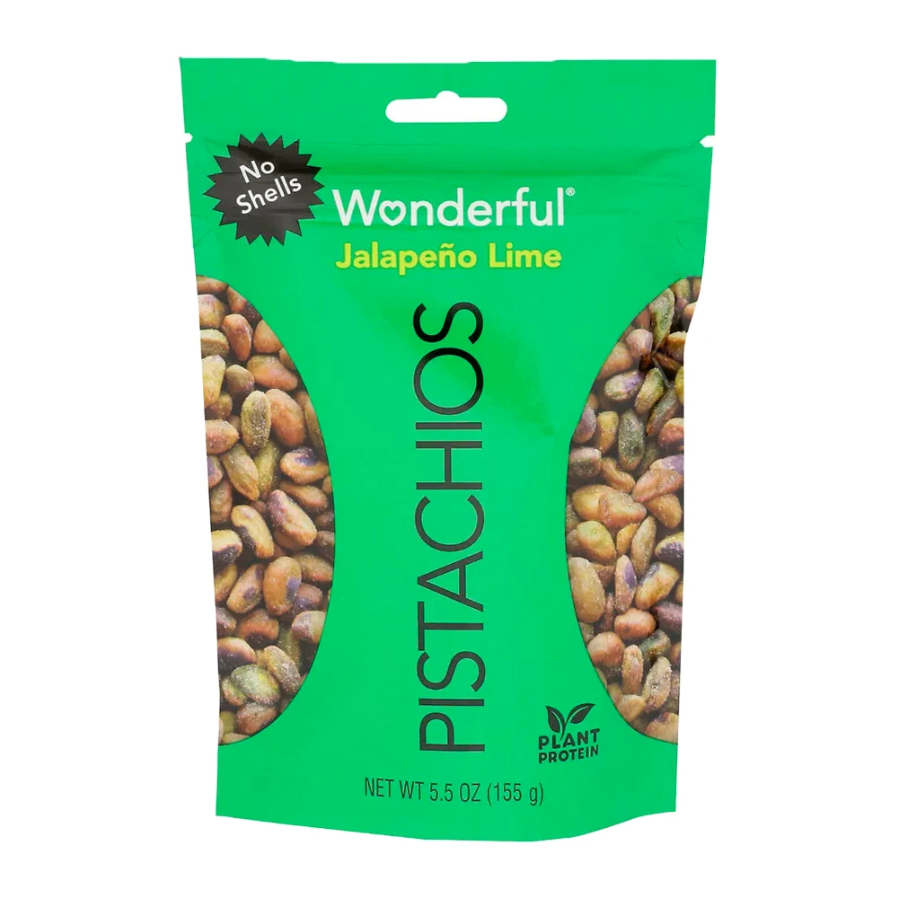 Pistache Wonderful Sem Casca Jalapeno Lime Pacote 155G