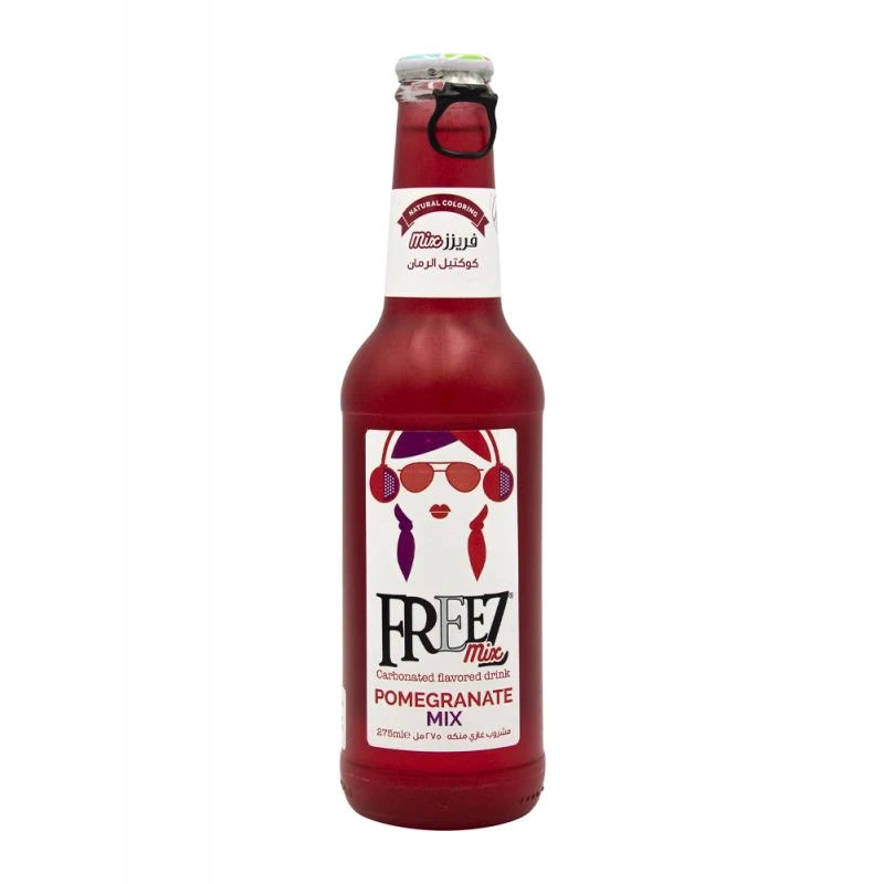Bebida Gaseificada Freez Mix Romã 275Ml (Sem Alcool)