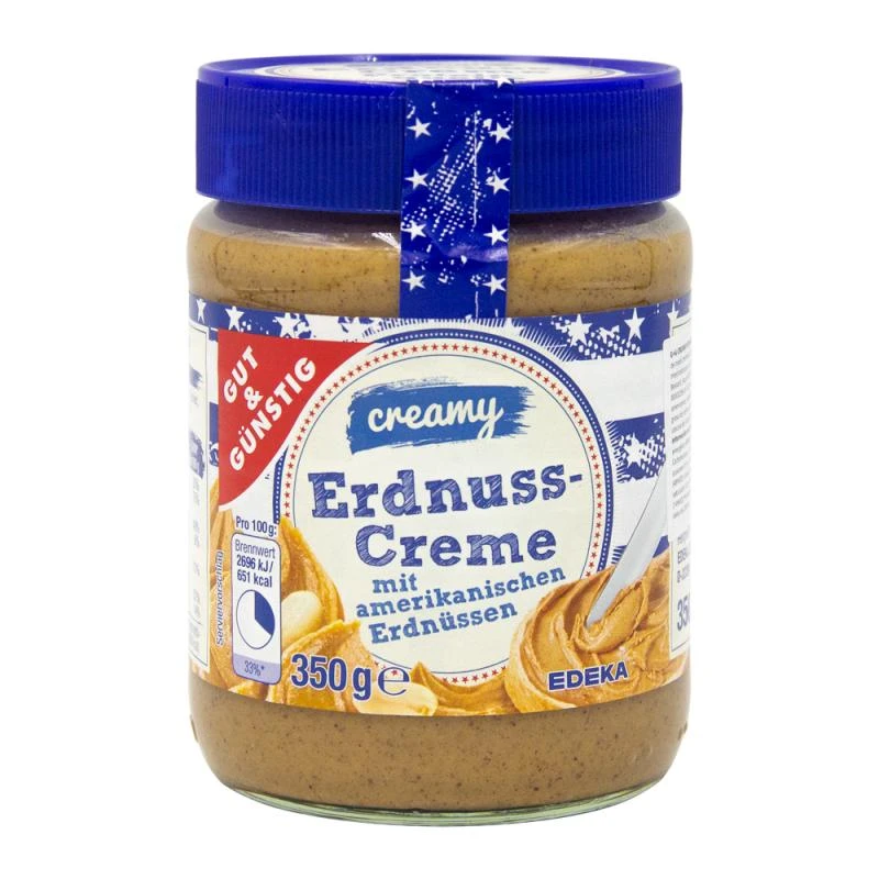 Manteiga de Amendoim Cremosa 350G Edeka