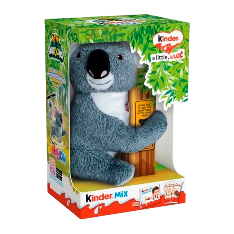 Kinder Mix Natoons Com Pelúcia de Coala 144G