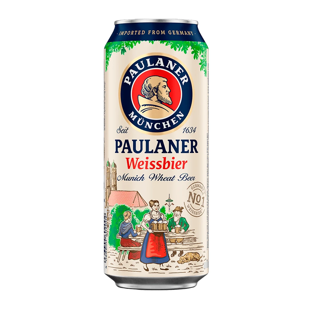 Cerveja Paulaner De Trigo Weissbier Lata 500Ml