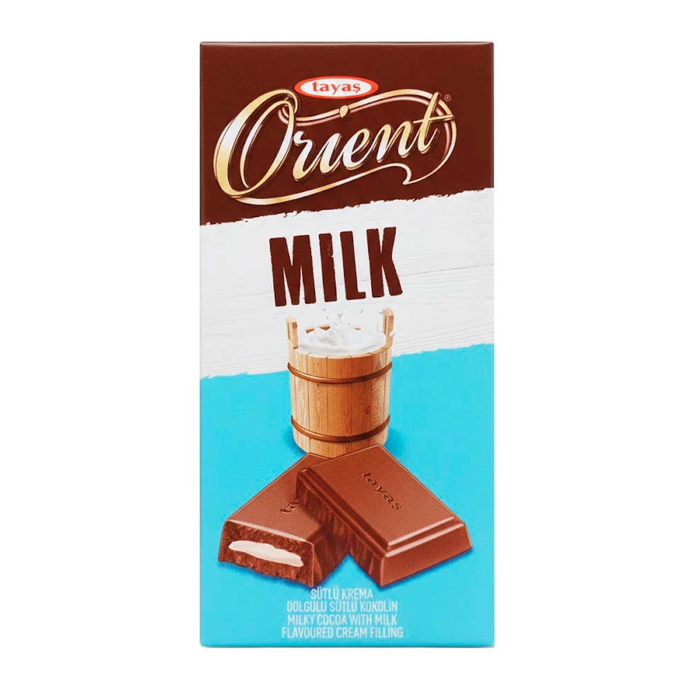 Barra Chocolate Tayas Orient Ao Leite 80G