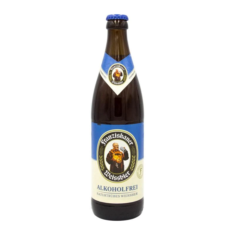 Cerveja de Trigo Sem Alcool Franziskaner Garrafa 500Ml