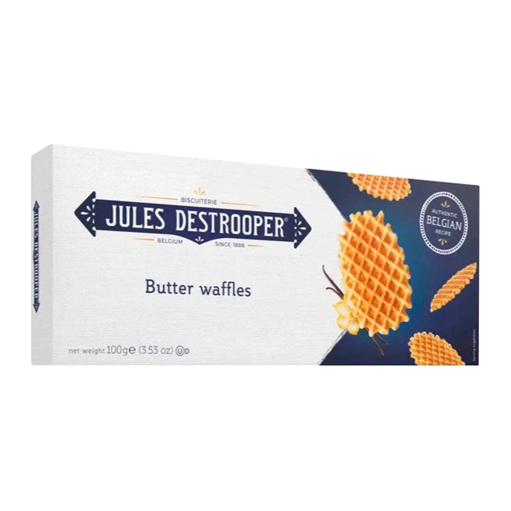 Biscoito Jules Destrooper Butter Waffles Caixa 100G