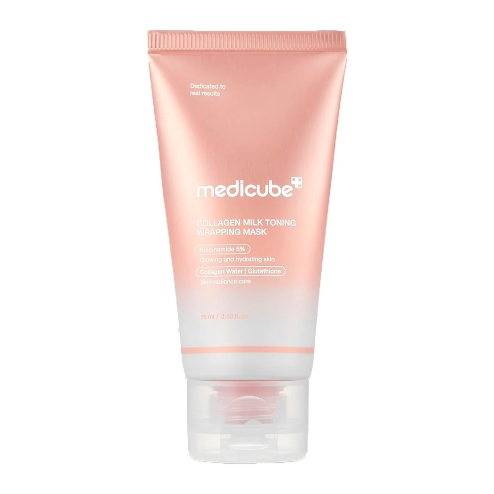 Máscara Facial Medicube Collagen Milk Toning Wrapping Mask 75Ml