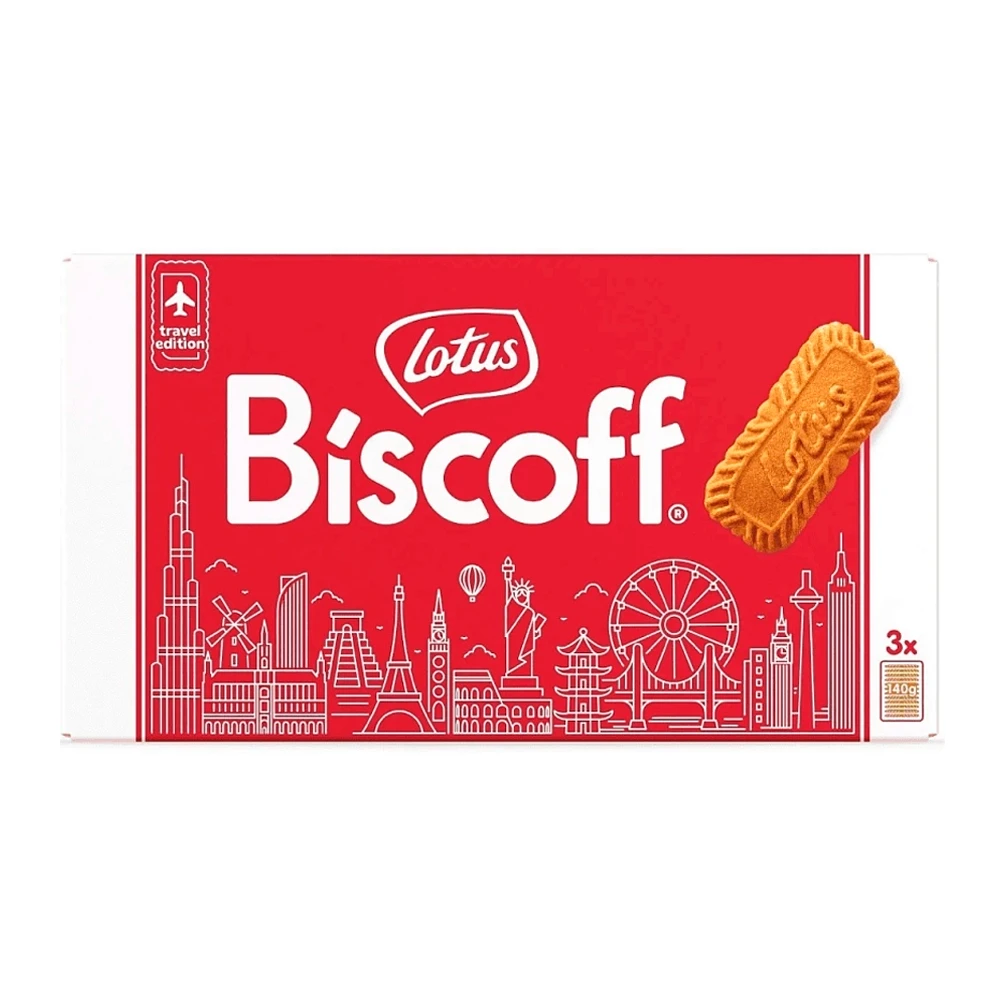 Biscoito Lotus Biscoff 3X140G Caixa 460G