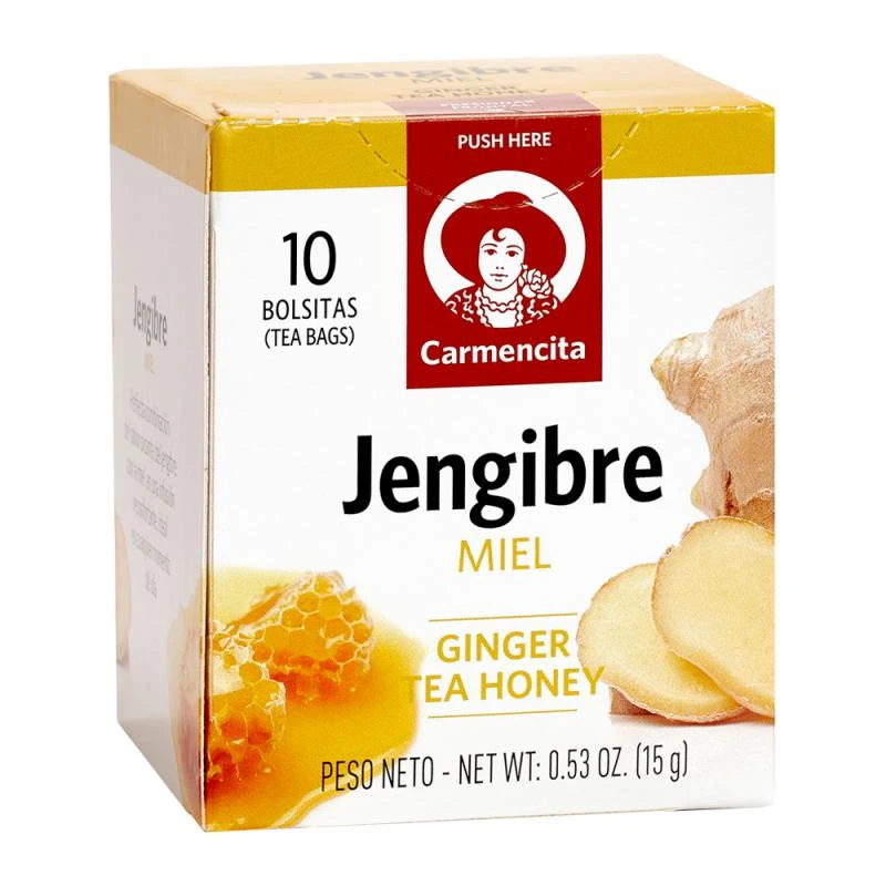 Chá de Gengibre Com Mel Carmencita 10 Saquinhos