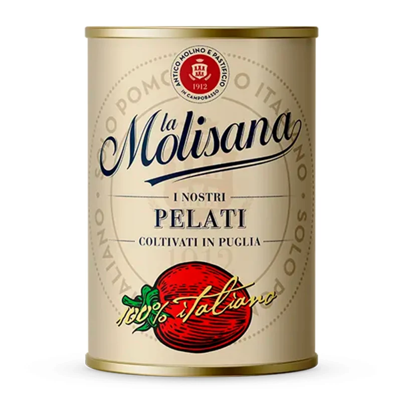 Tomate Enteiro Sem Pele  Lata 400G La Molisana 