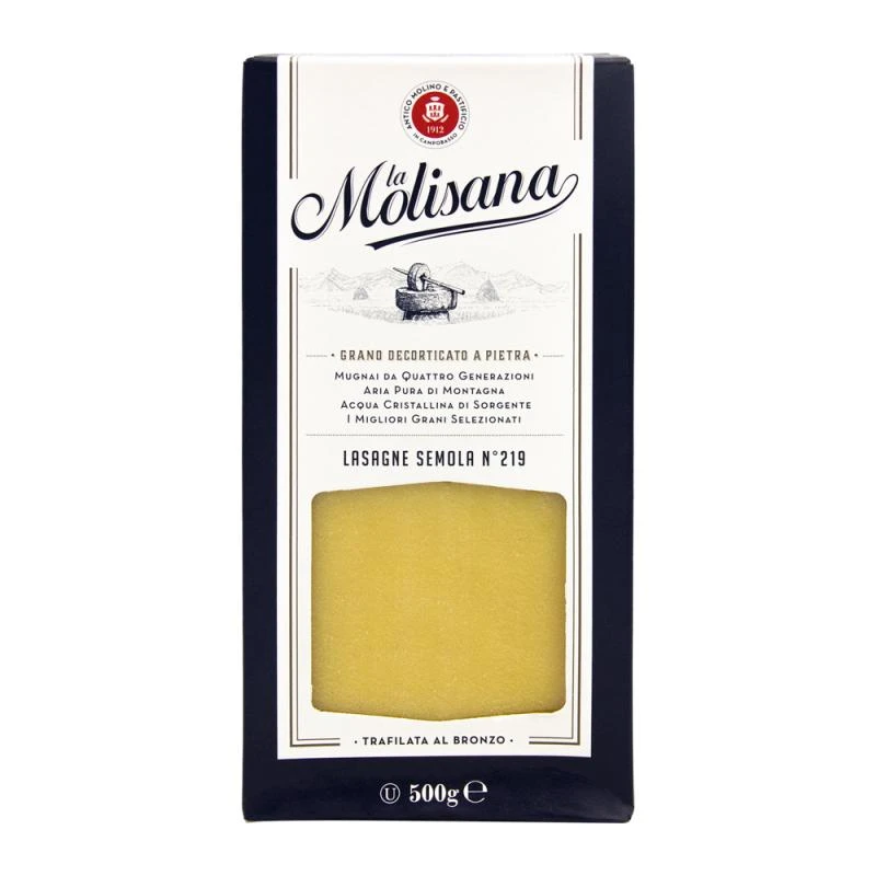 Macarrão Lasagne Semola Numero 219 Pacote 500G La Molisana