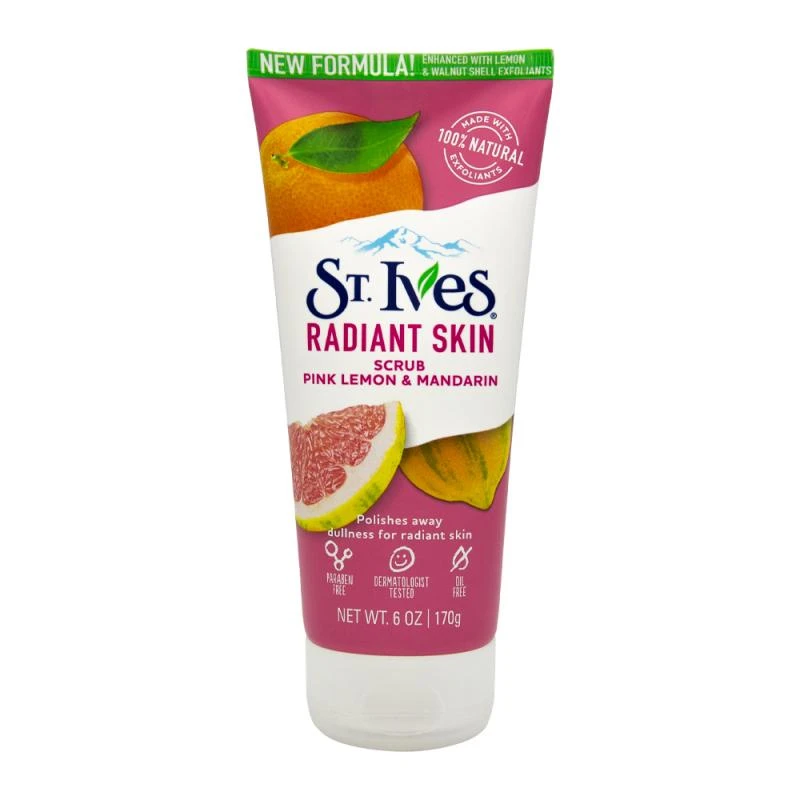 Esfoliante St Ives Limão Rosa e Tangerina 170G