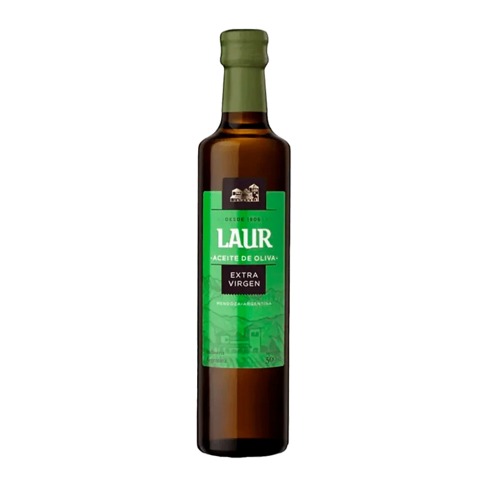 Azeite Laur de Oliva Extra Virgem Sem Glutem Garrafa 500Ml
