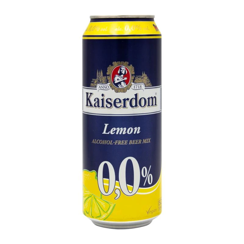 Cerveja Kaiserdom Limão Sem Alcool 0.0% Lata 500Ml