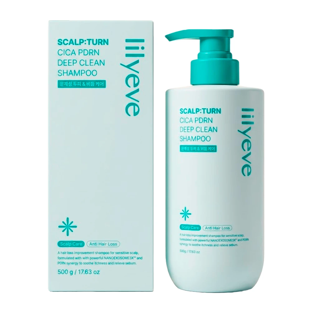 Shampoo Lilyeve Cica Pdrn Deep Clean 500Ml