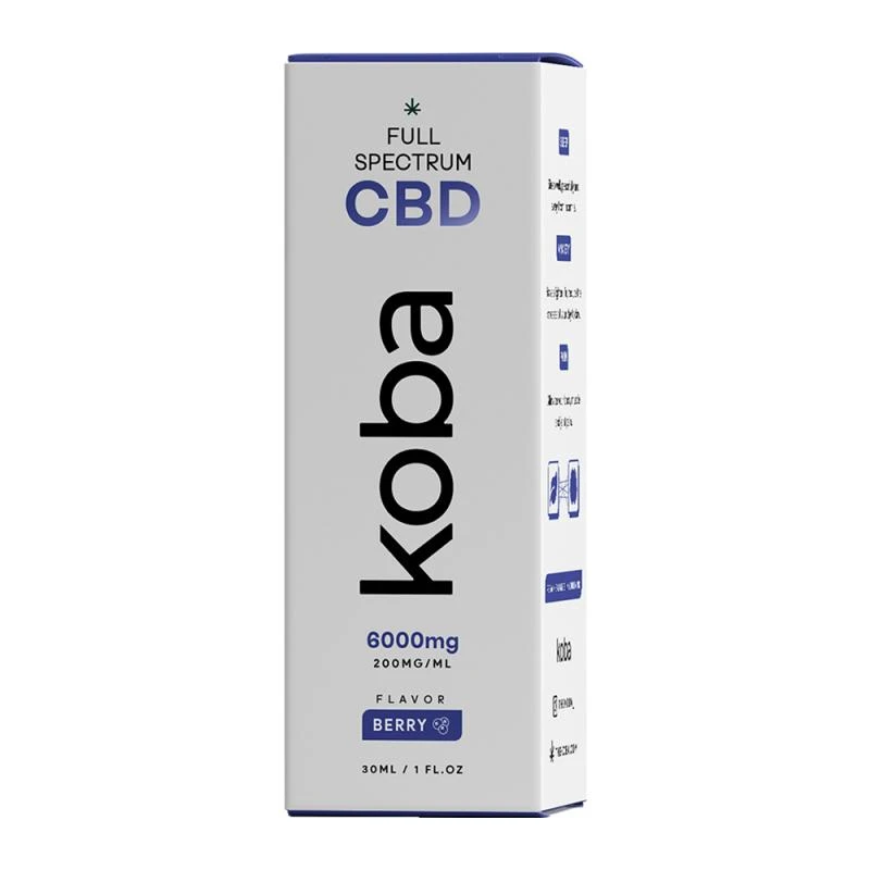 Óleo Cbd Sublingual 6000 Mg / 30 Ml Koba Sabor Frutas Silvestres