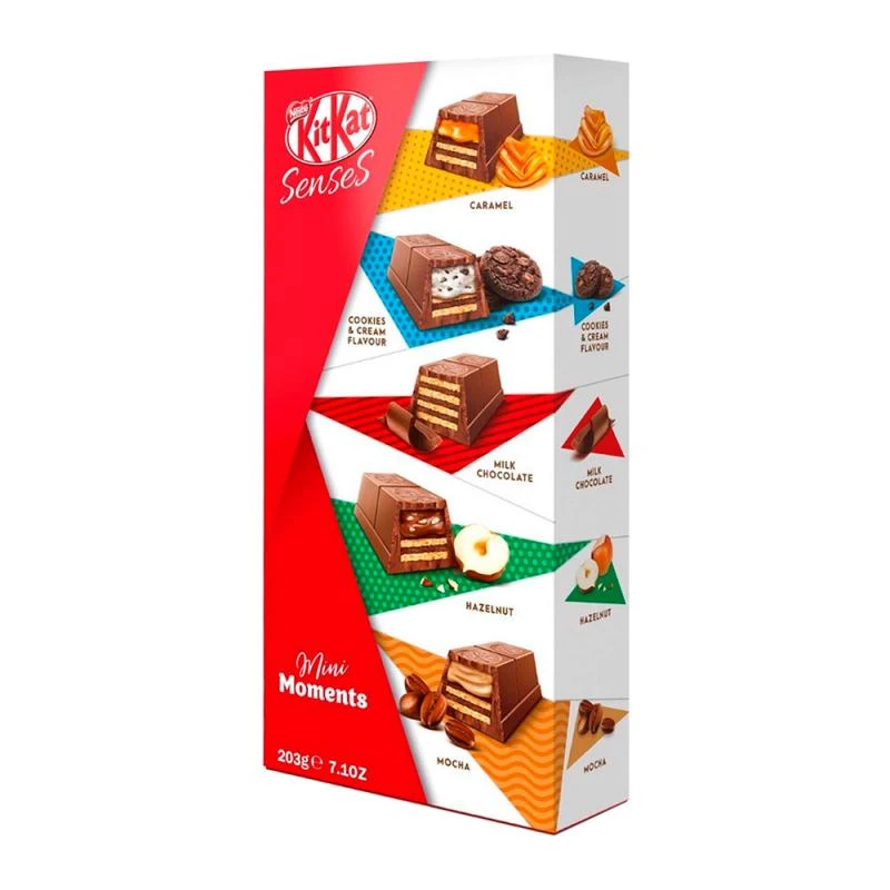 Chocolate Kit Kat Mini Moments Com 12Un Caixa 203G