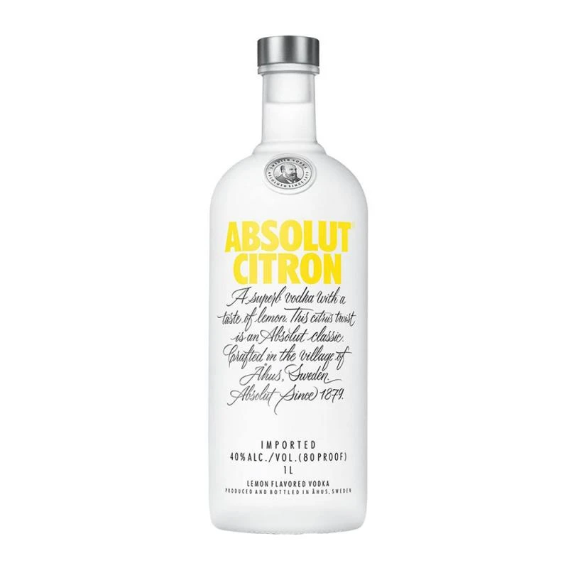 Vodka Absolut Citron Garrafa 1Lt