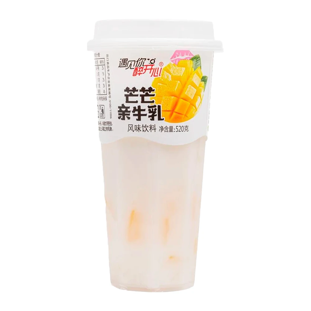 Iogurte Yujianni Com Pedaços de Manga Copo 520Ml