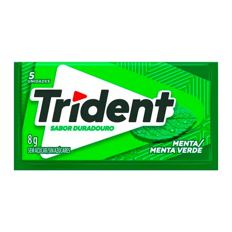 Chicletes Trident Menta 8G