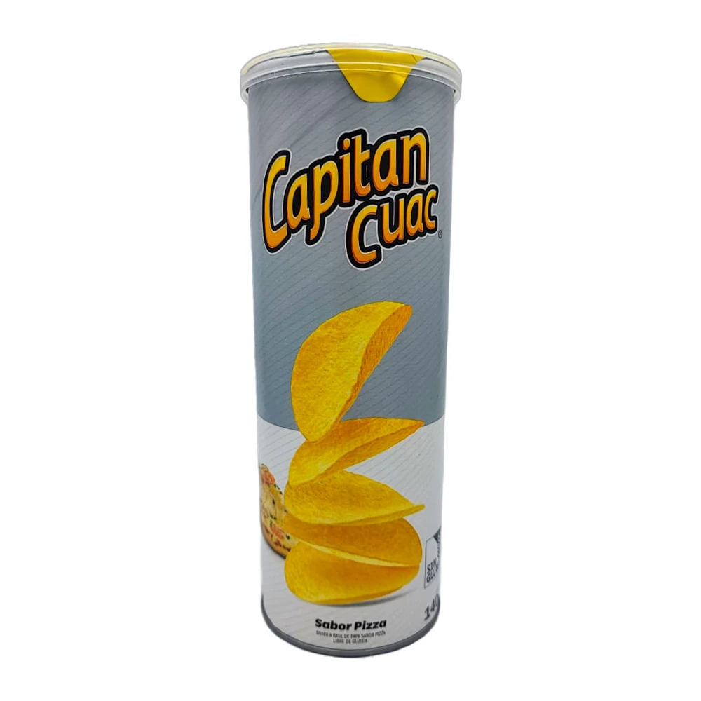 Batata Frita Capitan Cuac Pizza Tubo 140G