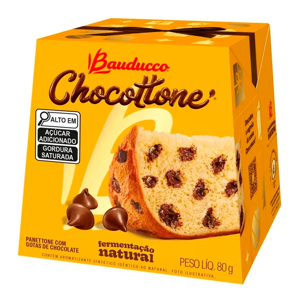 Chocottone Bauducco Mini Caixa 80G