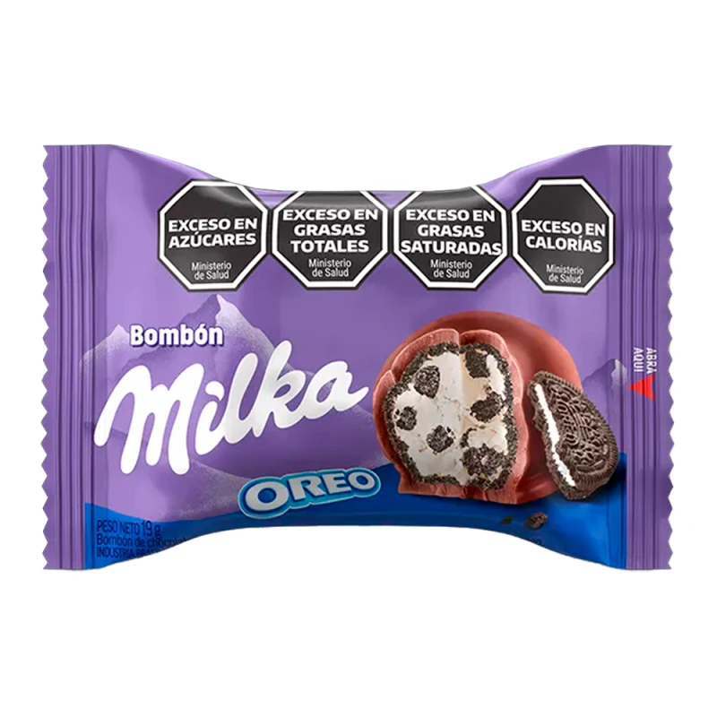 Bombom Milka Com Recheio de Oreo Unidade 19G