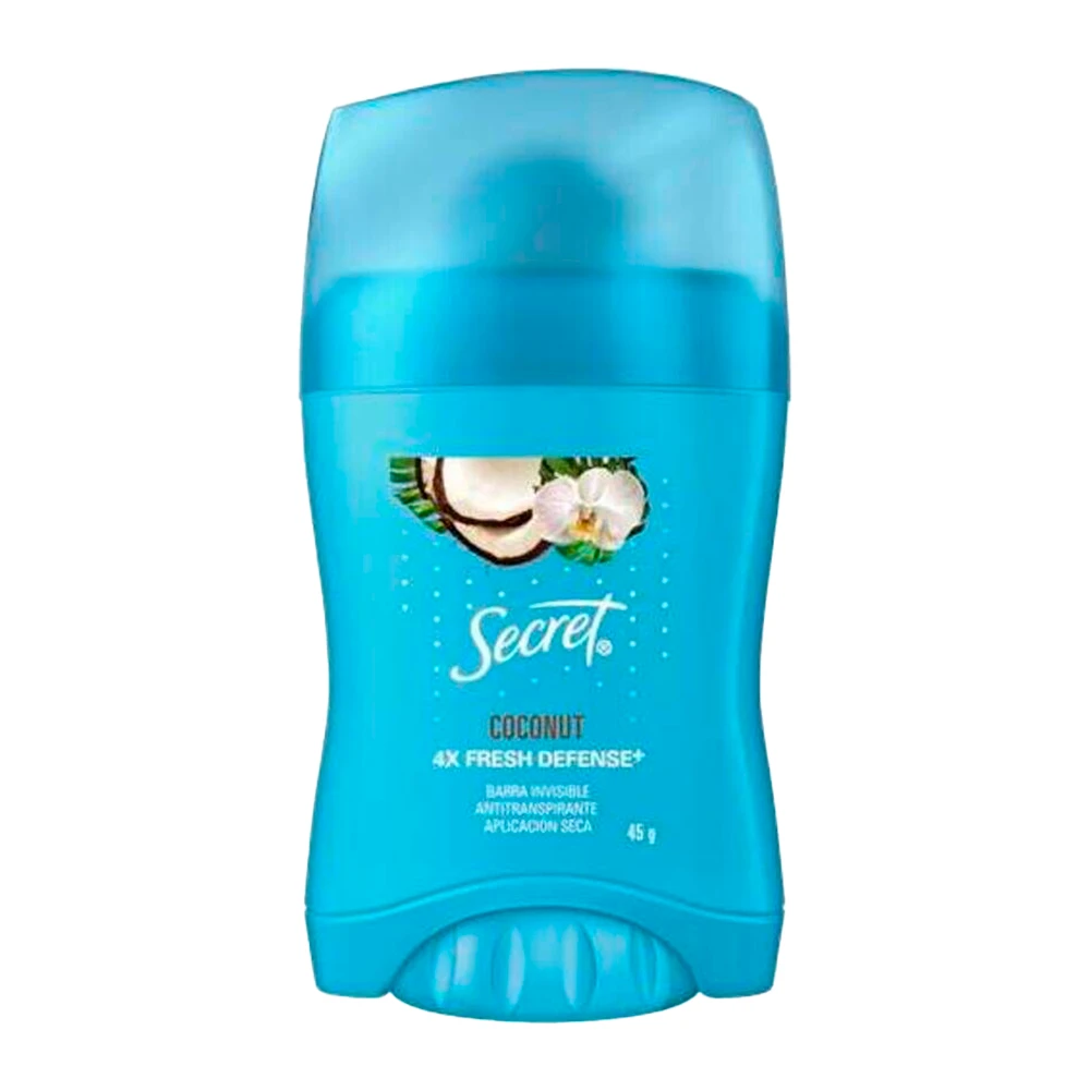 Desodorante Secret Coconut Barra 45G