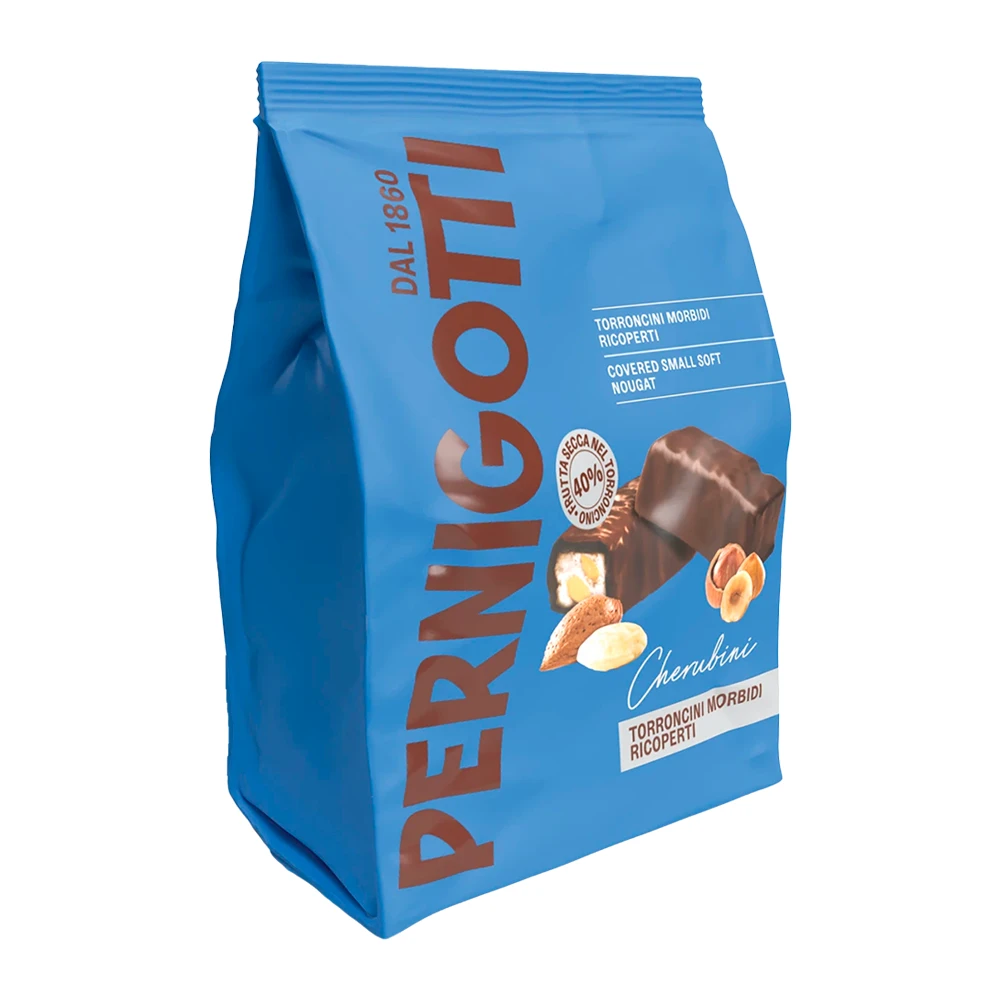 Torrone Pernigotti Cobertura de Chocolate Pacote 117G