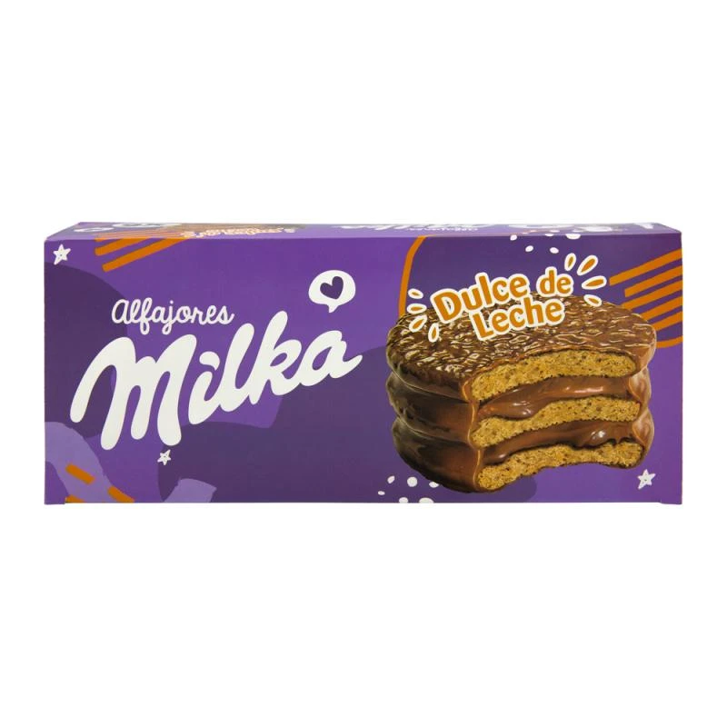 Alfajor Milka Triplo Recheado Doce de Leite Caixa C/ 6x70g