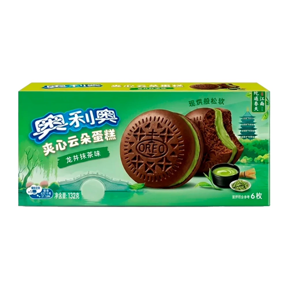 Bolacha Oreo Soft Cake Matcha Caixa 132G