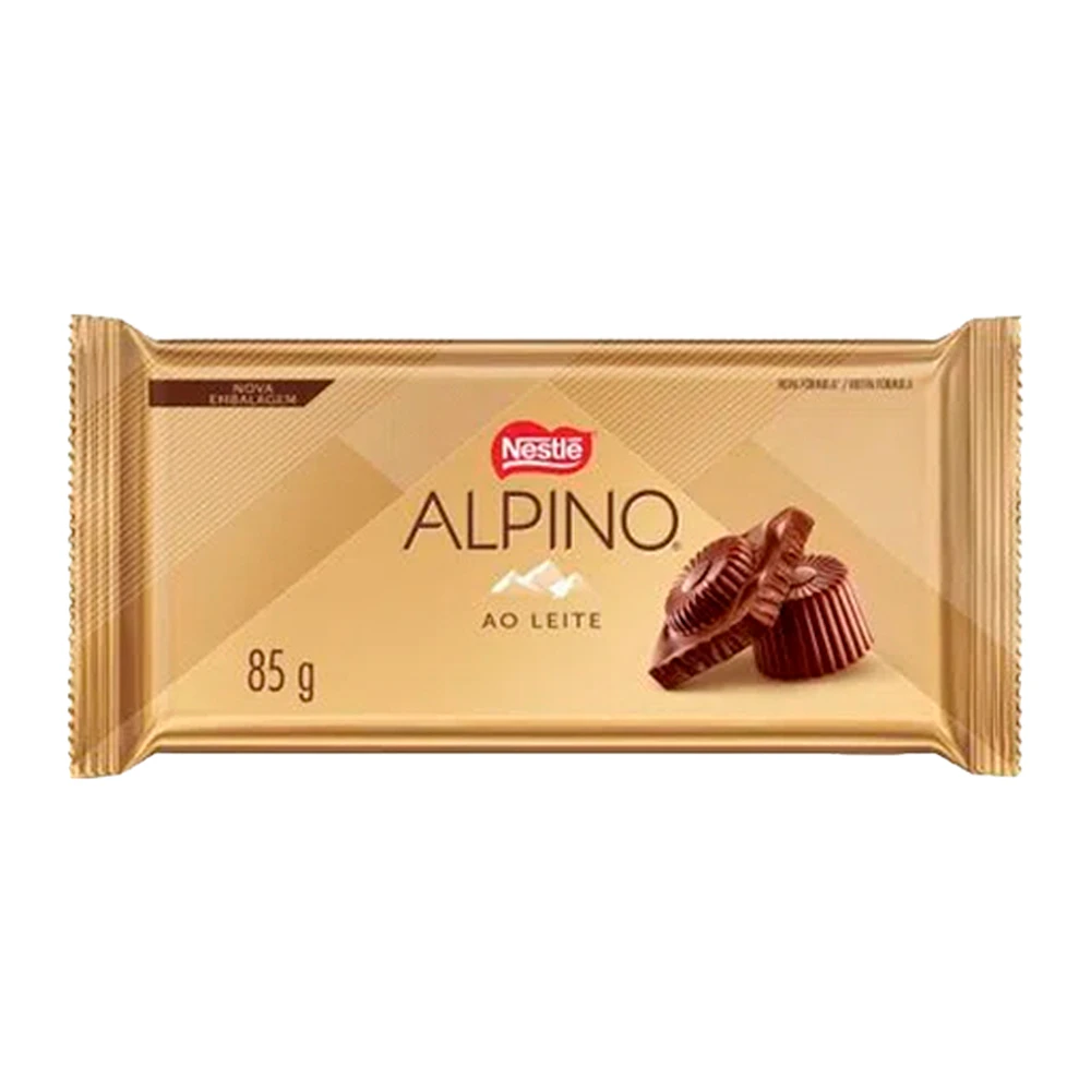 Tableta Chocolate Nestle Alpino Leite 85G