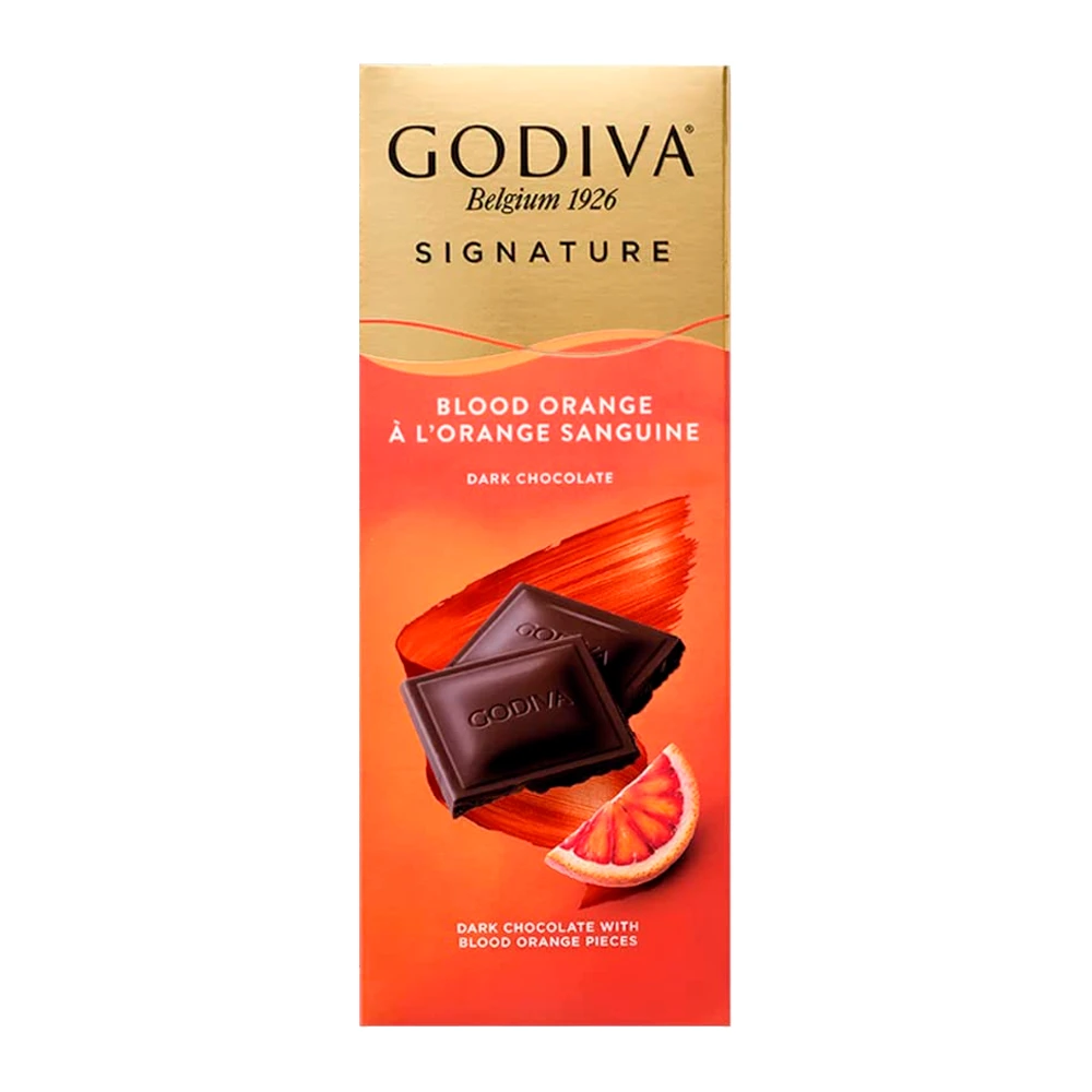 Chocolate Godiva Signature Dark Blood Orange Tableta 90G
