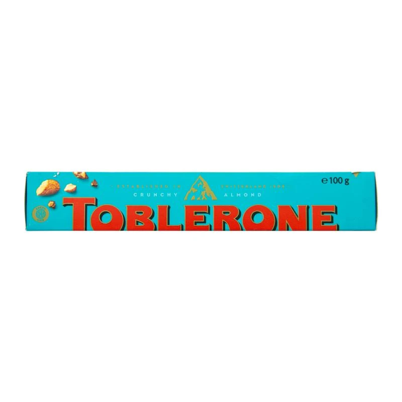 Chocolate Toblerone Ao Leite Amêndoa Crocante 100G