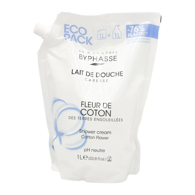 Gel Ducha Byphasse Algodão Refil 1Lt