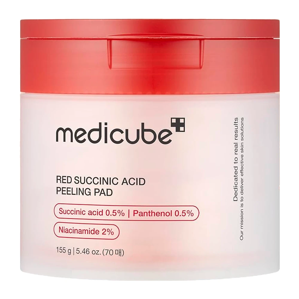 Almofadas Tônicas Medicube Red Succinic Acid Peeling Pad 70 unidades