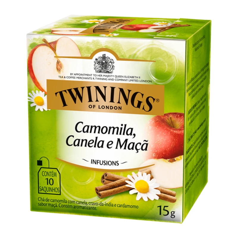 Chá Camomila, Canela e Maça 10 Saquinhos Twinings