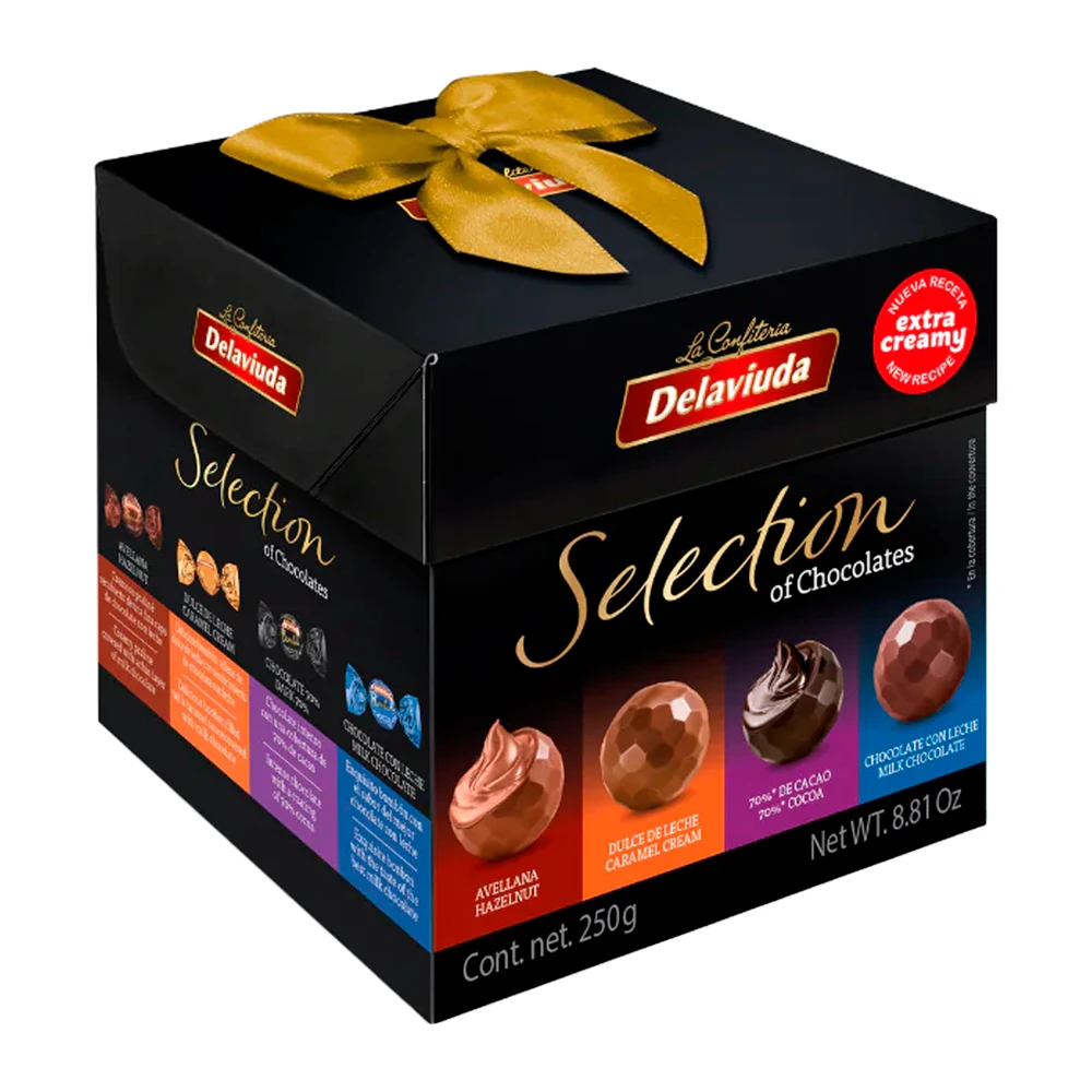 Bombom Delaviuda Selection Of Chocolates Mix Caixa 250G
